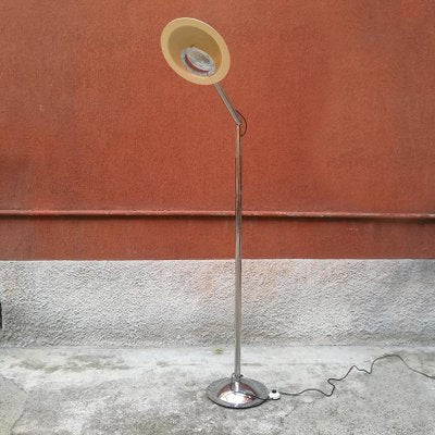 Mid-Century Italian Modern Adjustable Chromed Floor Lamp by Bilumen, 1970s-GDD-1096715