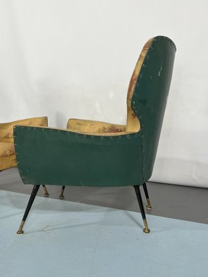 Mid-Century Italian Modern Armchairs, 1950s, Set of 2-OT-1240517