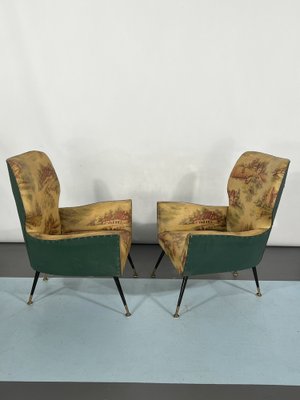 Mid-Century Italian Modern Armchairs, 1950s, Set of 2-OT-1240517