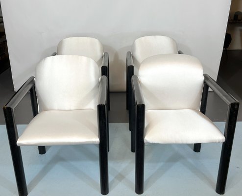 Mid-Century Italian Modern Armchairs, 1970s, Set of 4-OT-1311323