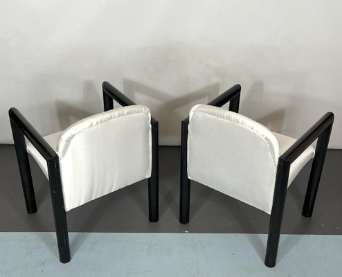 Mid-Century Italian Modern Armchairs, 1970s, Set of 4-OT-1311323