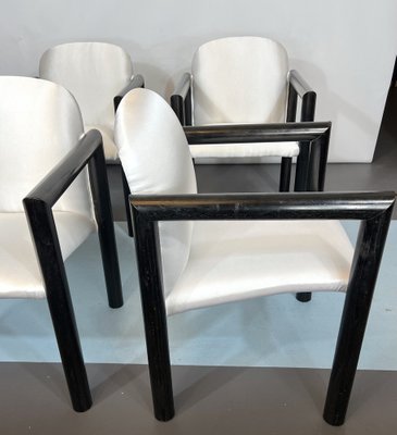 Mid-Century Italian Modern Armchairs, 1970s, Set of 4-OT-1311323