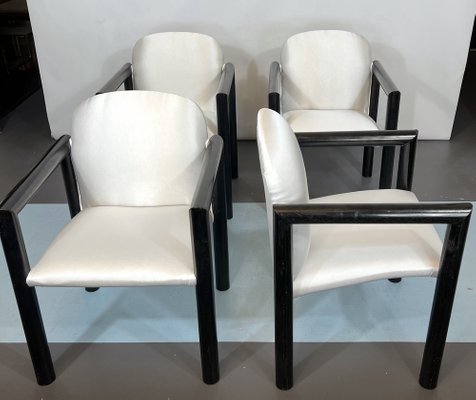 Mid-Century Italian Modern Armchairs, 1970s, Set of 4-OT-1311323