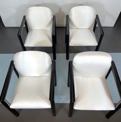 Mid-Century Italian Modern Armchairs, 1970s, Set of 4-OT-1311323