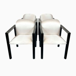 Mid-Century Italian Modern Armchairs, 1970s, Set of 4-OT-1311323