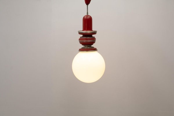 Mid-Century Italian Modern Ball Ceiling Lamp, 1950s-KMC-890341