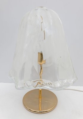 Mid-Century Italian Modern Brass and Murano Glass Table Lamp from La Murrina, 1970s-FER-1720655