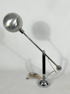 Mid-Century Italian Modern Chrome Counterweight Table Lamp, 1970s-OT-1318837