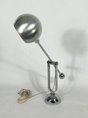 Mid-Century Italian Modern Chrome Counterweight Table Lamp, 1970s-OT-1318837