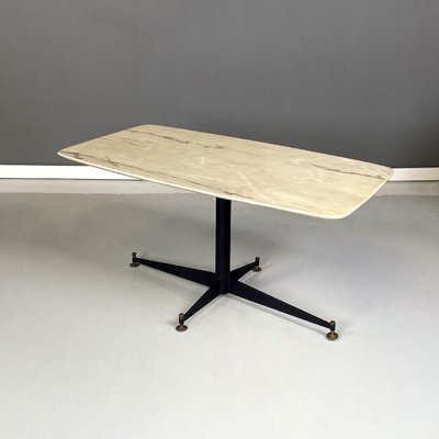 Mid-Century Italian Modern Coffee Table with Marble Top, 1950s-GDD-1746701