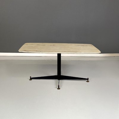 Mid-Century Italian Modern Coffee Table with Marble Top, 1950s-GDD-1746701