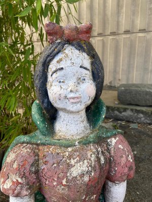 Mid-Century Italian Modern Concrete Snow White Statue-DHH-1355061