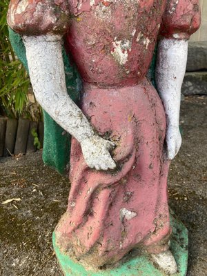 Mid-Century Italian Modern Concrete Snow White Statue-DHH-1355061