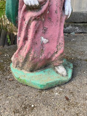 Mid-Century Italian Modern Concrete Snow White Statue-DHH-1355061