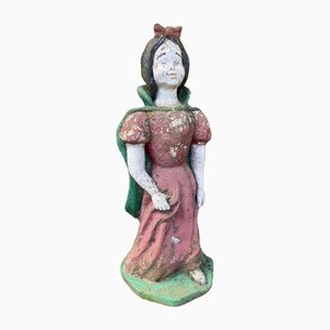 Mid-Century Italian Modern Concrete Snow White Statue-DHH-1355061