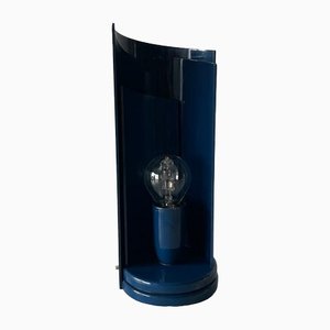 Mid-Century Italian Modern Dark Blue Swivel Table Lamp, Italy, 1960s-RDS-1425600