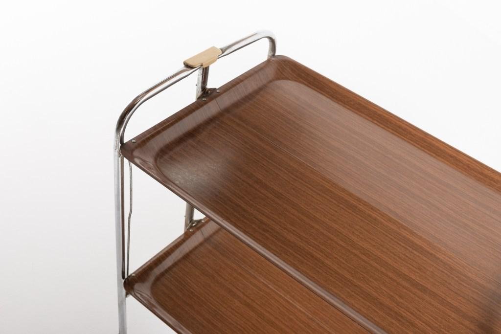 Mid-Century Italian Modern Foldable Serving Trolley / Bar Cart