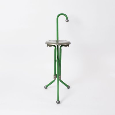 Mid-Century Italian Modern Green Metal Ulisse Folding Chair by Ivan Loss, 1980s-JDR-1126064