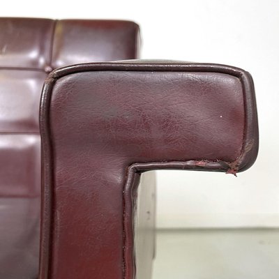 Mid-Century Italian Modern Leather Armchairs attributed to Ico Parisi for Cassina, 1960s, Set of 2-GDD-1798562