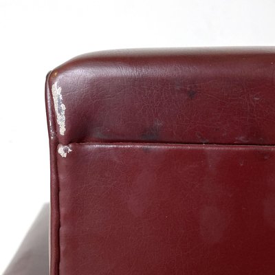 Mid-Century Italian Modern Leather Armchairs attributed to Ico Parisi for Cassina, 1960s, Set of 2-GDD-1798562