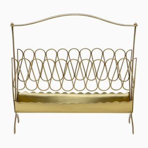 Mid-Century Italian Modern Magazine Rack attributed to Osvaldo Borsani, 1950s-FER-1733833