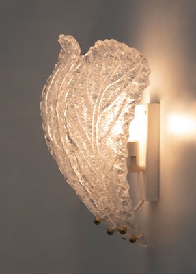 Mid-Century Italian Modern Murano Glass Sconce from Sylcom, 1960s-FER-1723990