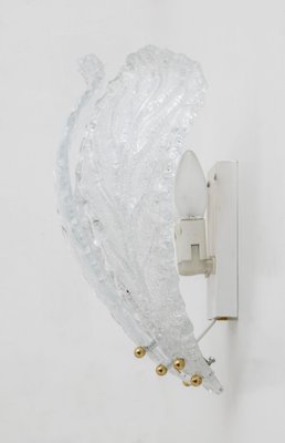 Mid-Century Italian Modern Murano Glass Sconce from Sylcom, 1960s-FER-1723990