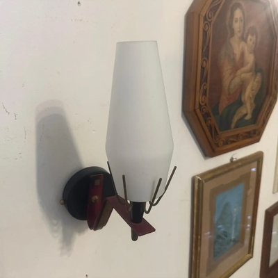 Mid-Century Italian Modern Wall Sconce in the style of Arredoluce, 1960s-NMK-1764389