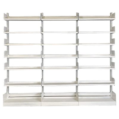 Mid-Century Italian Modern White Congresso Bookcase attributed to Lips Vago, 1960s-GDD-1749327