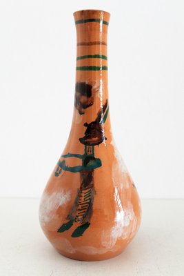 Mid-Century Italian Modernist Ceramic Vase by Art Rumi Orobico, 1950s-VNE-965949