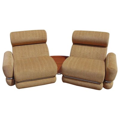 Mid-Century Italian Modular Armchairs, 1960s, Set of 3-OXJ-1763658