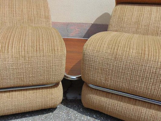 Mid-Century Italian Modular Armchairs, 1960s, Set of 3-OXJ-1763658