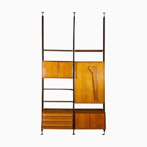 Mid-Century Italian Modular Bookcase, 1950-MBH-1032709