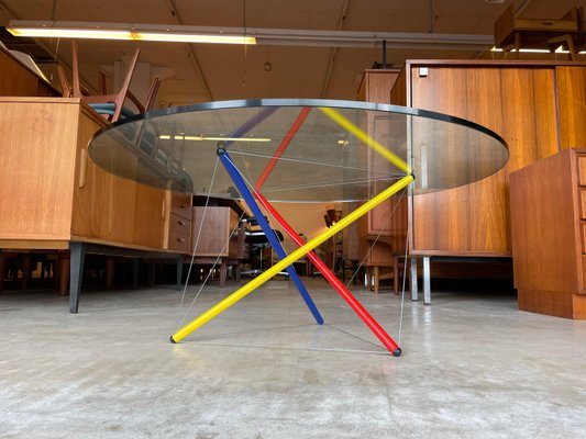 Mid-Century Italian Mondrian Coffee Table by Theodore Wadell for Cassina, 1970s-WSA-1063447