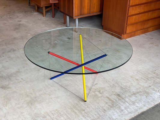 Mid-Century Italian Mondrian Coffee Table by Theodore Wadell for Cassina, 1970s-WSA-1063447