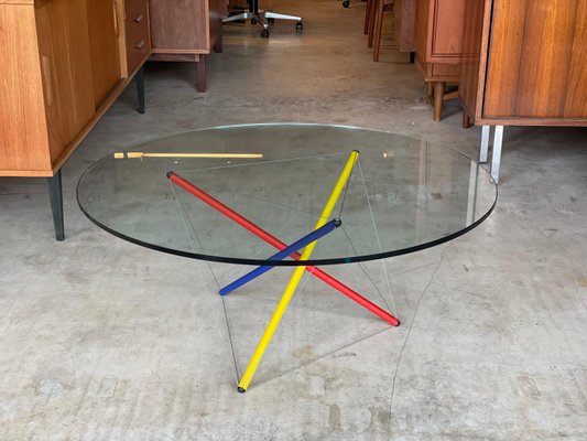 Mid-Century Italian Mondrian Coffee Table by Theodore Wadell for Cassina, 1970s-WSA-1063447