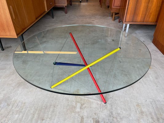 Mid-Century Italian Mondrian Coffee Table by Theodore Wadell for Cassina, 1970s-WSA-1063447