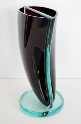 Mid-Century Italian Murano Art Glass Sculpture Collector's Vase, 1970s-VNE-966039