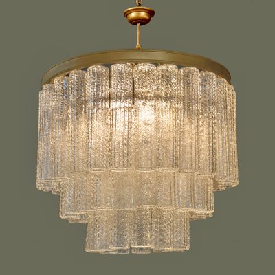 Mid-Century Italian Murano Chandelier from Venini, 1960s-MAX-1769543