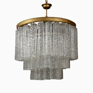 Mid-Century Italian Murano Chandelier from Venini, 1960s-MAX-1769543