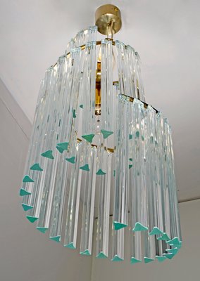 Mid-Century Italian Murano Glass Ceiling Lamp by Pia Guidetti Crippa for Lumi, 1960s-FER-549688