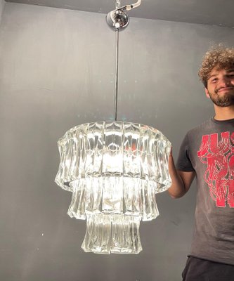 Mid-Century Italian Murano Glass Chandelier-JJC-1346047