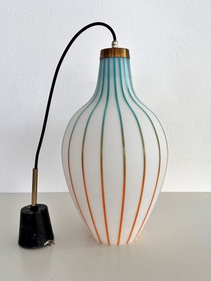 Mid-Century Italian Murano Glass Pendant Light in Massimo Vignelli style, 1960s-VNE-1367047