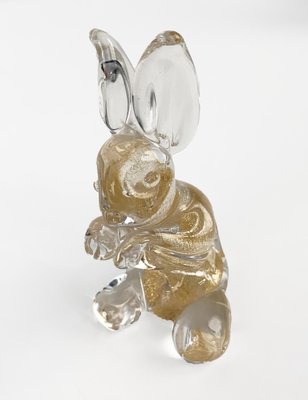 Mid-Century Italian Murano Glass Rabbit Sculpture from Seguso, 1960s-JDR-1125976