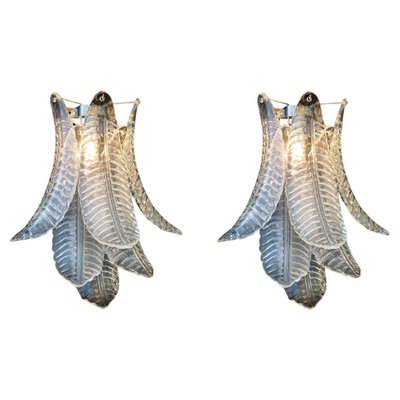 Mid-Century Italian Murano Glass Sconces, 1990s, Set of 2-OVO-1823331