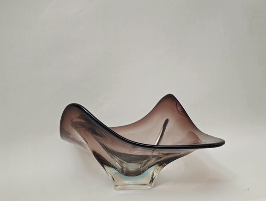 Mid-Century Italian Murano Glass Submerged Bowl, 1970s-ZST-1768574