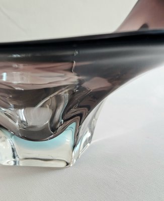 Mid-Century Italian Murano Glass Submerged Bowl, 1970s-ZST-1768574