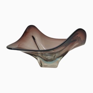 Mid-Century Italian Murano Glass Submerged Bowl, 1970s-ZST-1768574