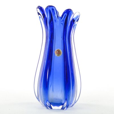 Mid-Century Italian Murano Glass Vase, 1950s-BKO-1823057