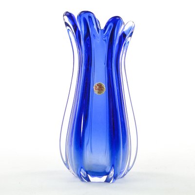 Mid-Century Italian Murano Glass Vase, 1950s-BKO-1823057